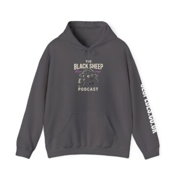 Black Sheep Podcast Hoodie/Sweatshirt (Medium Heavy Fabric) - Image 5